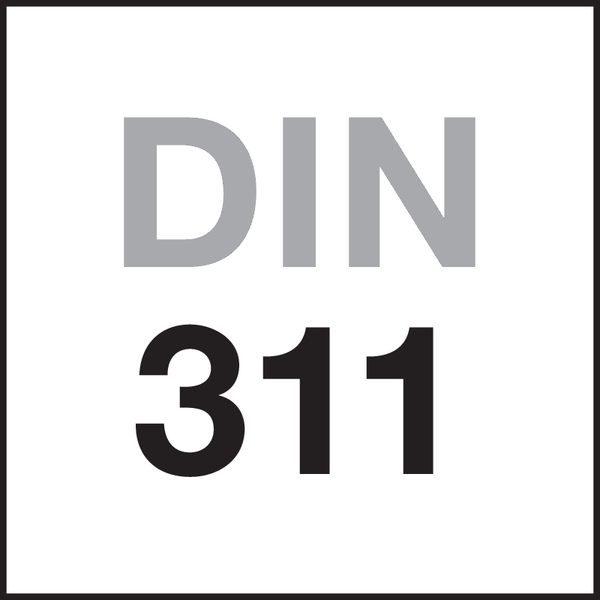 Norm: DIN 311