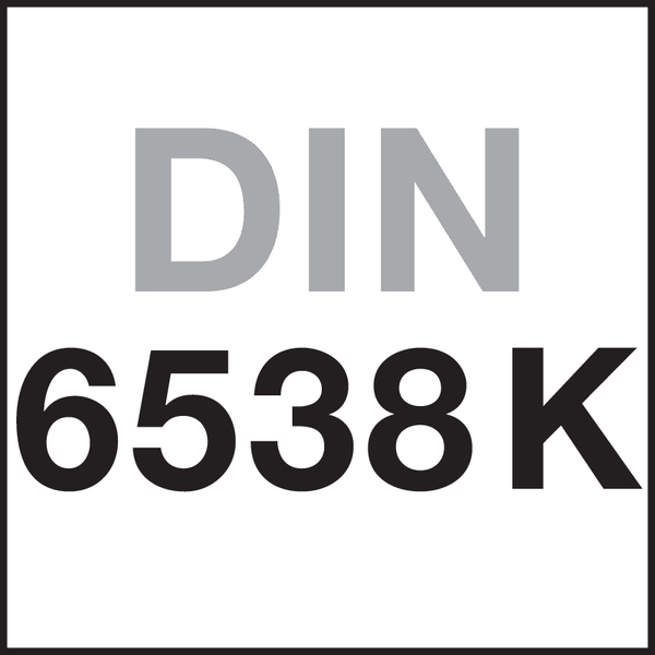 Norma: DIN 6538K