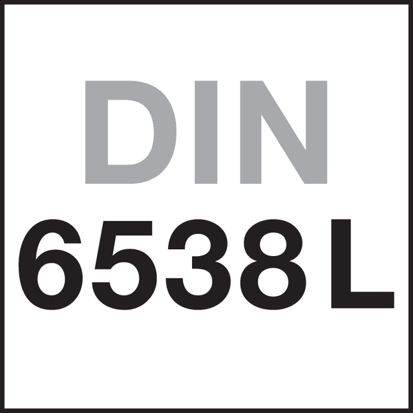 Norma: DIN 6538L