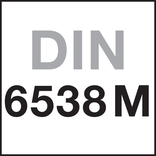 Norma: DIN 6538M