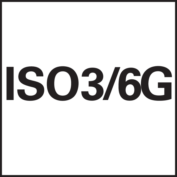 Classe di tolleranza filettatura: ISO3/6G