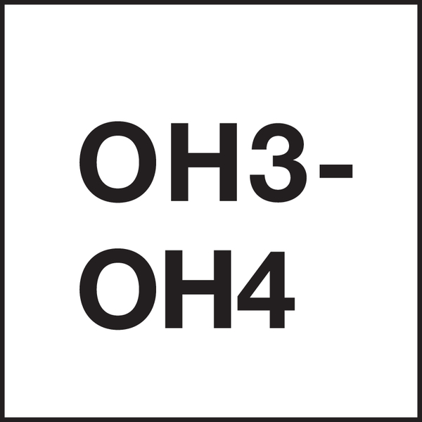 Classe di tolleranza filettatura: OH3-OH4